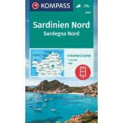 2497 Sardinien Nord Kompass Wanderkarte